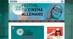 Desktop Screenshot of festivalcineallemand.com
