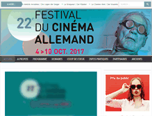 Tablet Screenshot of festivalcineallemand.com